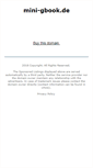 Mobile Screenshot of mini-gbook.de